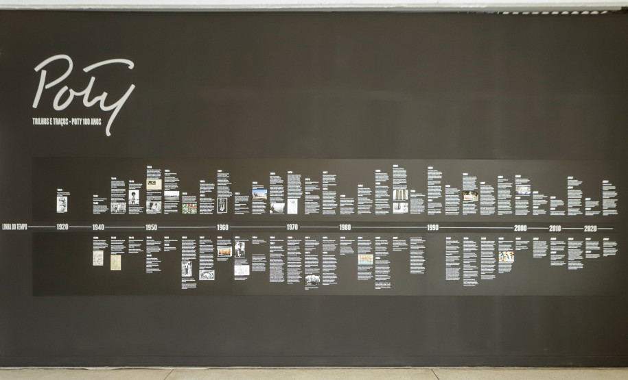 Últimos preparativos antes da abertura da exposição Poty 100 anos, no Museu Oscar Niermeyer (MON).