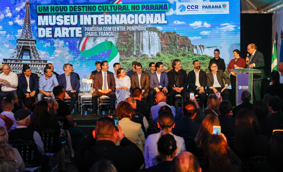 Paraná firma parceria com Centre Pompidou para construção do Museu Internacional de Arte de Foz do Iguaçu