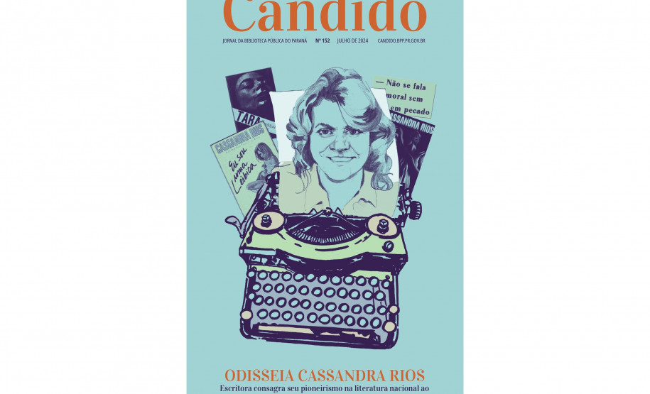 Biblioteca Pública do Paraná (BPP) - Jornal Cândido – A 152.ª edição do periódico on-line já está disponível, com uma reportagem especial sobre Cassandra Rios, considerada a escritora mais perseguida pela censura no Brasil, antes mesmo do período da Ditadura Militar