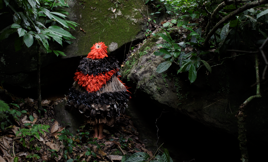 Glicéria Tupinambá abre videoinstalação no MUPA sobre os mantos Tupinambá