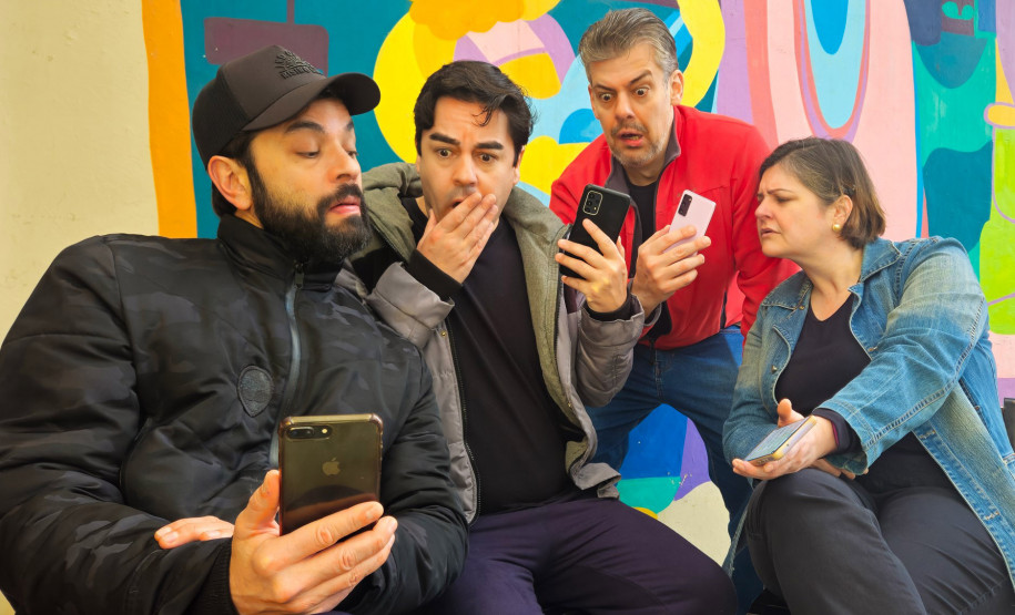 Peça de humor do grupo Antropofocus estreia nesta quinta-feira no Teatro José Maria Santos
