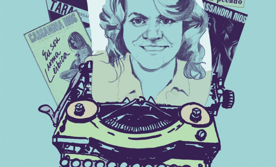 Na foto, Cândido, Ilustração por Aline Paes