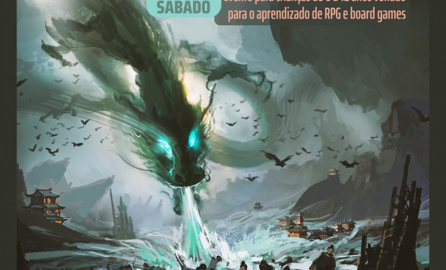 Biblioteca Pública do Paraná (BPP) - Sábado Lúdico - Encontro para ensino de RPG e jogos de tabuleiro para iniciantes de 6 a 12 anos. Os encontros acontecem dois sábados por mês no Aquário do Multimeios, em frente à Gibiteca, das 10h às 12h.