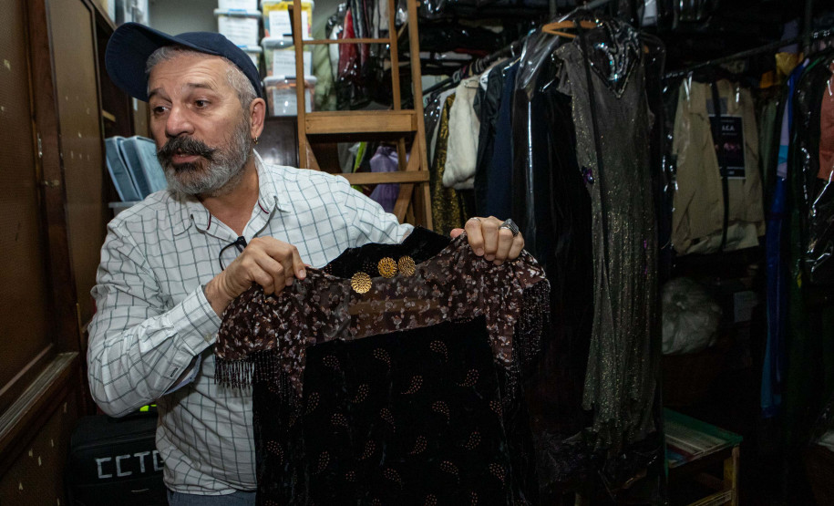 Curitiba, 26 de julho de 2024 - Áldice Lopes, diretor artístico do Teatro Guaíra.