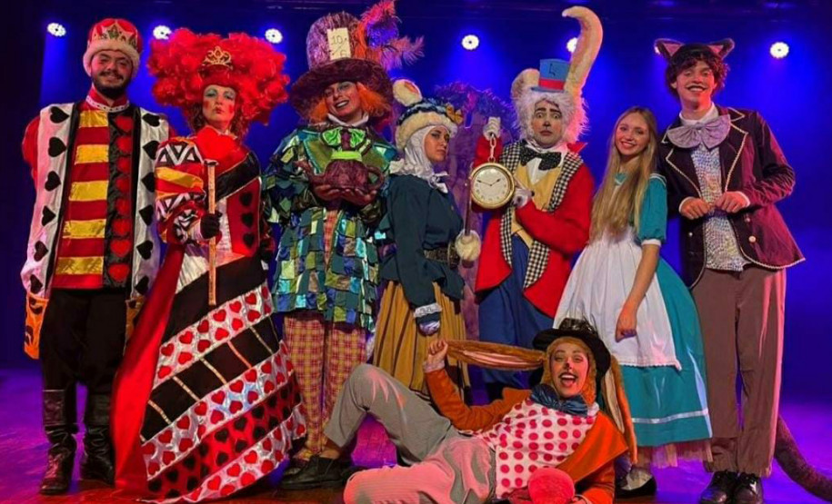 Centro Cultural Teatro Guaíra - Guairinha - "Alice no País das Maravilhas" – A plateia terá a chance de conhecer o ‘País das Maravilhas’ junto com Alice e os personagens mais conhecidos da obra.