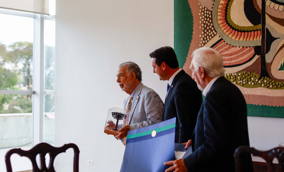 Com filme inspirado em Curitiba, Francis Ford Coppola é homenageado pelo Paraná