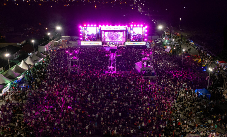 Shows do Verão Maior Paraná ultrapassam 800 mil pessoas e encantam artistas nacionais