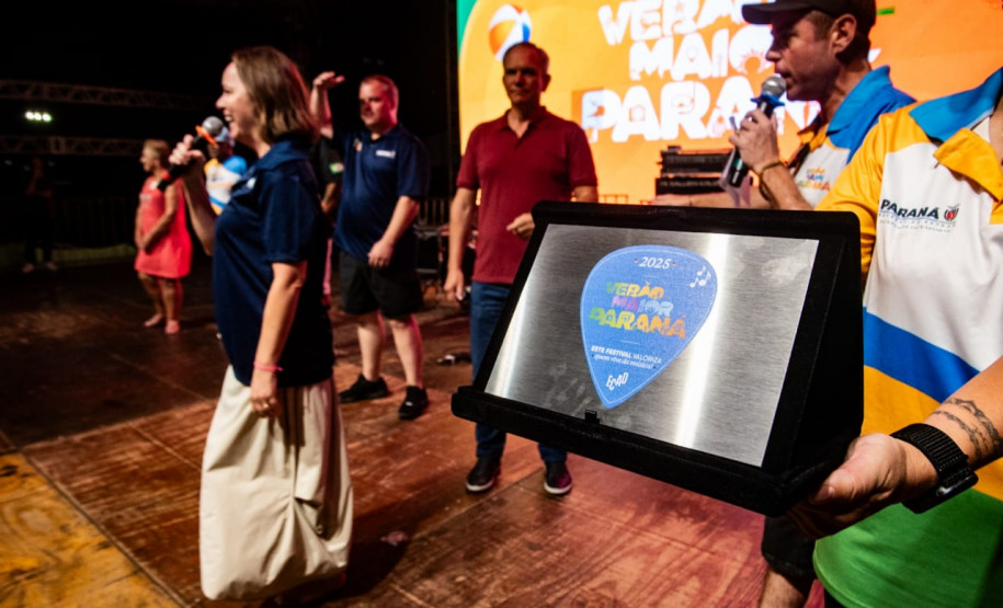 Pelo segundo ano consecutivo, Verão Maior Paraná ganha reconhecimento do ECAD por respeitar direitos autorais de artistas Foto: Kraw Penas/SEEC-PR