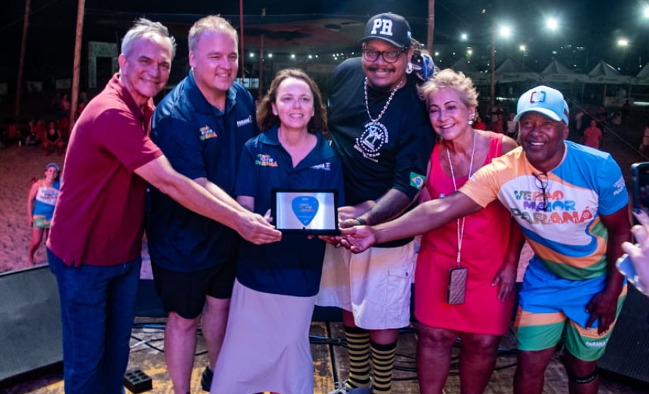 Pelo segundo ano consecutivo, Verão Maior Paraná ganha reconhecimento do ECAD por respeitar direitos autorais de artistas Foto: Kraw Penas/SEEC-PR