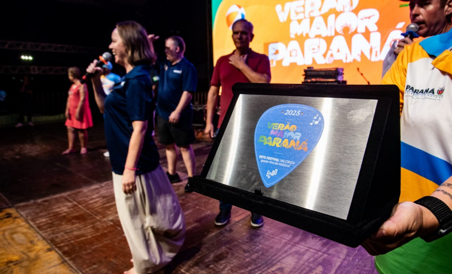 Pelo segundo ano consecutivo, Verão Maior Paraná ganha reconhecimento do ECAD por respeitar direitos autorais de artistas Foto: Kraw Penas/SEEC-PR
