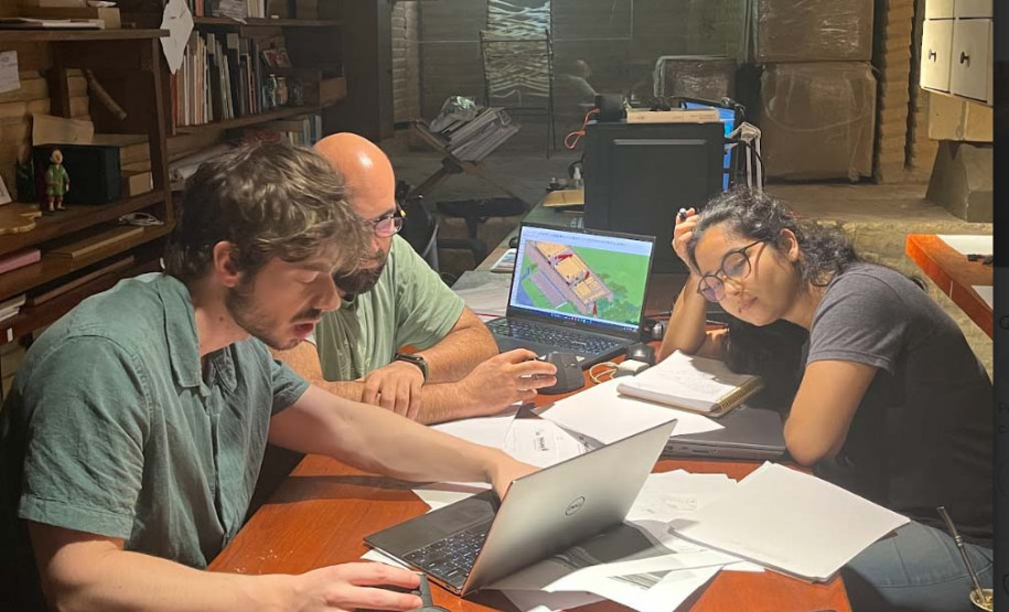 Equipe do Museu Internacional de Foz do Iguaçu acompanha estudos do projeto arquitetônico