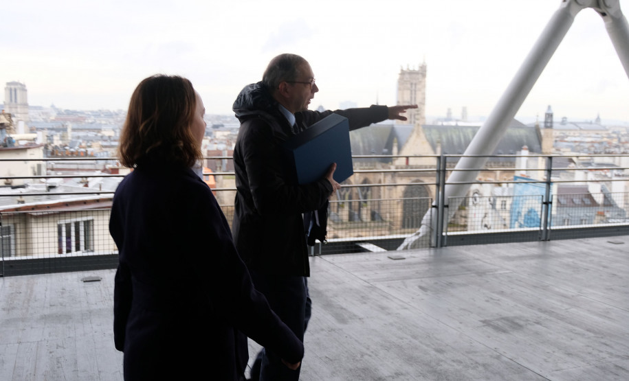 Na França, Paraná alinha concepção da parceria com o Pompidou para Foz do Iguaçu