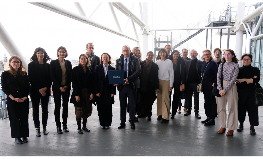 Na França, Paraná alinha concepção da parceria com o Pompidou para Foz do Iguaçu