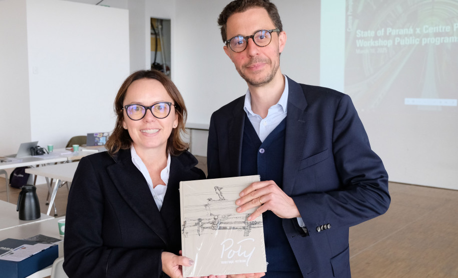 Na França, Paraná alinha concepção da parceria com o Pompidou para Foz do Iguaçu