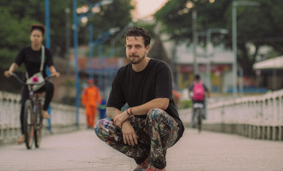 Um dos idealizadores da pintura da Ponte dos Valadares é o artista Gio Negromonte: arte terá temática comum aos parnanguaras, inspirada na natureza local.