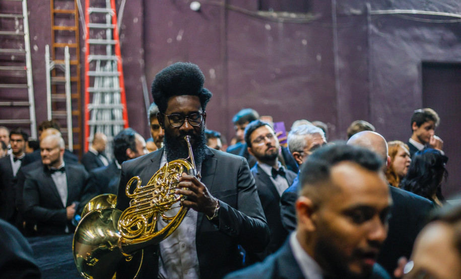 OSP celebra 40 anos com casa cheia no Guaíra e grandes homenagens Foto: Gabriel Rosa/AEN