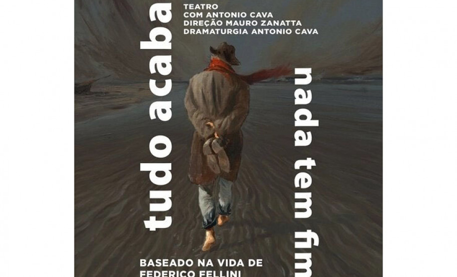 Miniauditório do Guaíra recebe peça que tem entrevista imaginária com Fellini