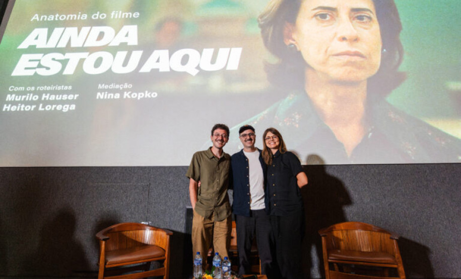 Com apoio do Profice, roteiristas de "Ainda Estou Aqui" ministram masterclass em Curitiba