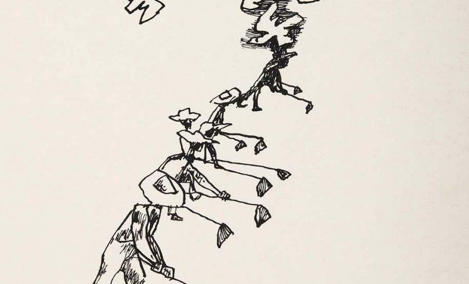 MON leva a Morretes exposição com 50 desenhos da coleção permanente de Poty Lazzarotto