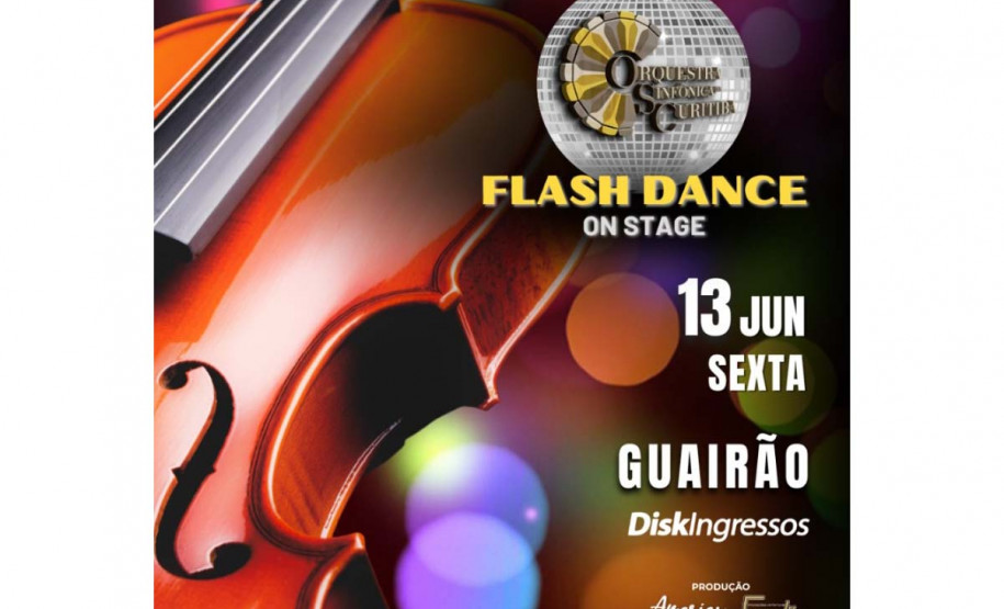 Guairão recebe na sexta-feira “Flash Dance On Stage” da Sinfônica de Curitiba