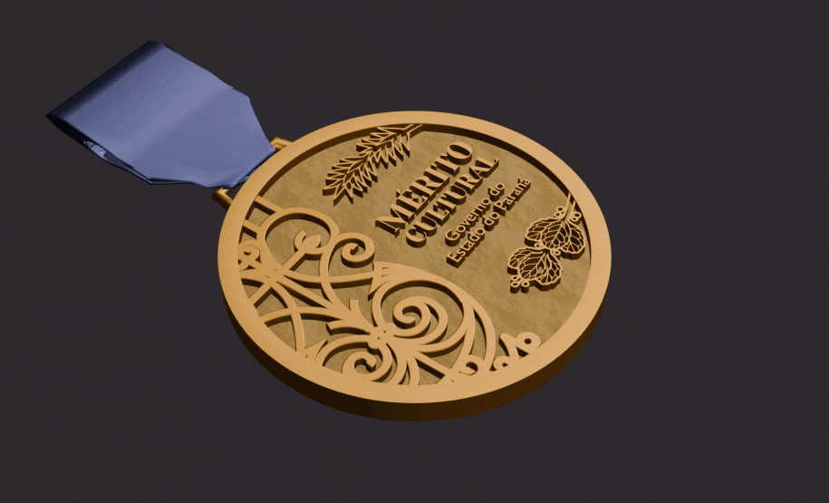 Concepção e projeto da Medalha de Mérito Cultural