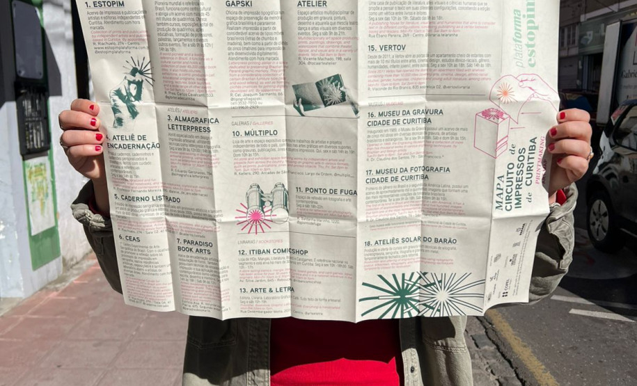 Com apoio do Profice, Plataforma Estopim promove visitas guiadas a ateliês e livrarias na região central de Curitiba
