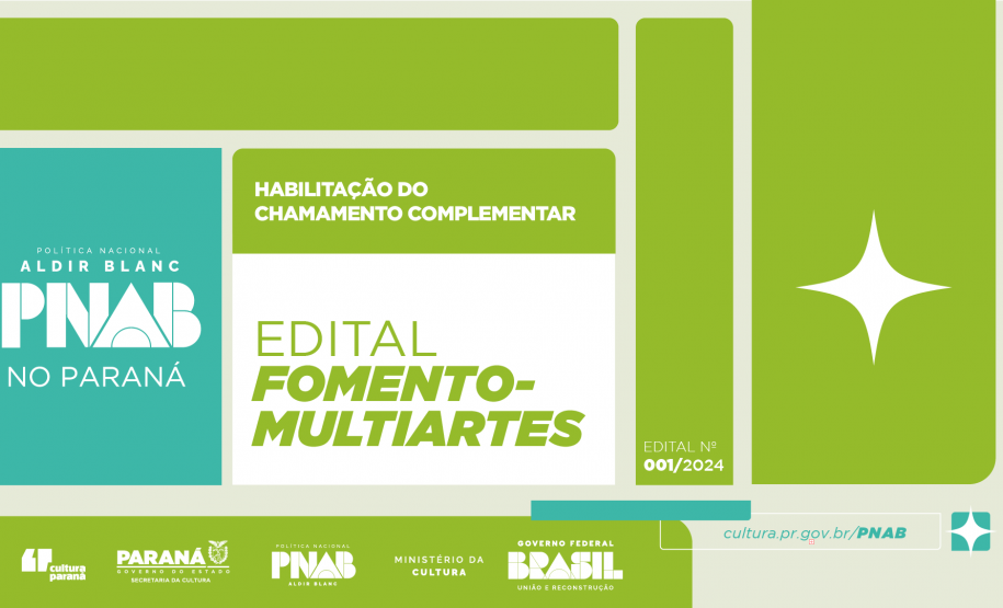 SEEC divulga os projetos habilitados do chamamento complementar do Edital Multiartes (PNAB)