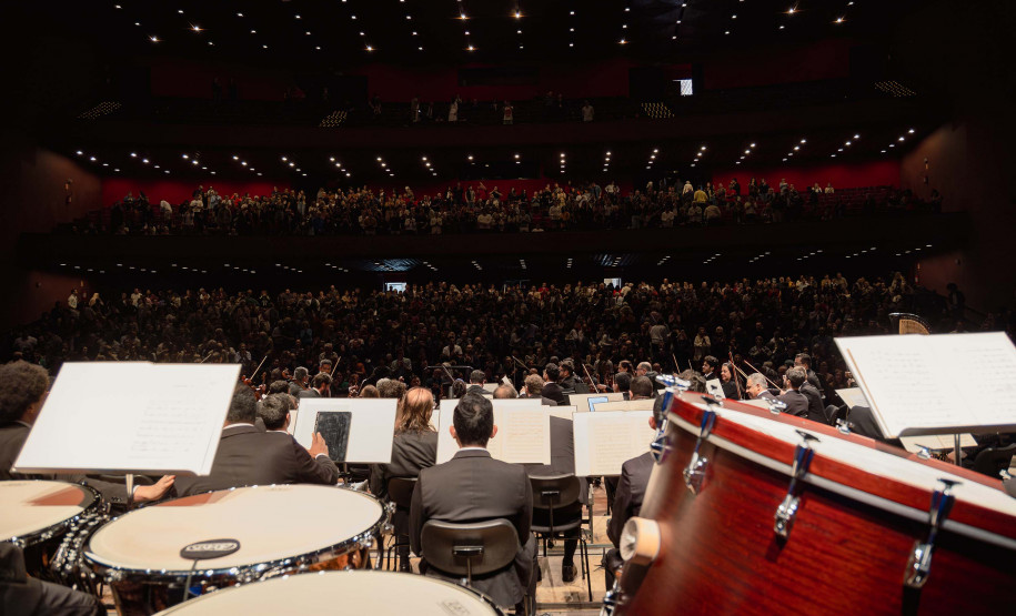 Concerto da Orquestra Sinfônica do Paraná (OSP) em homenagem ao compositor Sergei Prokofiev. Sob a regência do maestro convidado Christian Vásquez, e com participação do solista Guido Sant’Anna, o programa reuniu duas das mais importantes obras do século 20: o Concerto nº 2 para Violino e a Sinfonia nº 5 em Si bemol maior