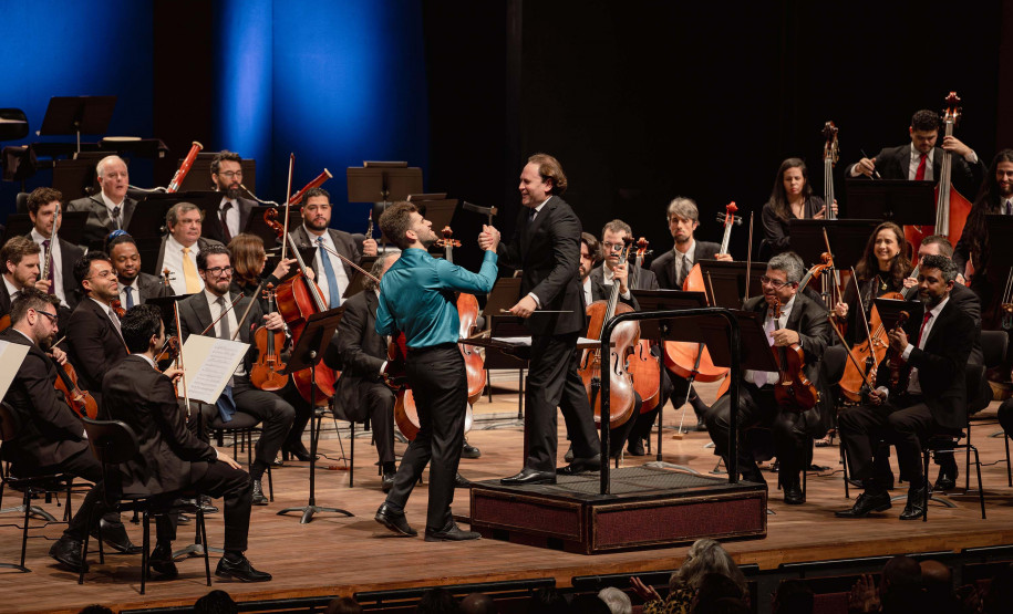 Concerto da Orquestra Sinfônica do Paraná (OSP) em homenagem ao compositor Sergei Prokofiev. Sob a regência do maestro convidado Christian Vásquez, e com participação do solista Guido Sant’Anna, o programa reuniu duas das mais importantes obras do século 20: o Concerto nº 2 para Violino e a Sinfonia nº 5 em Si bemol maior