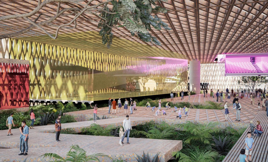 Pavilhão temporário com oficinas dá início às ativações do Centre Pompidou no Paraná