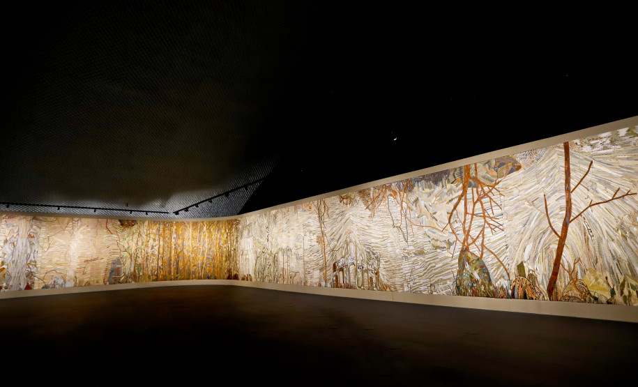 MON promove oficina de bordado com inspiração na mostra “Re-Selvagem”