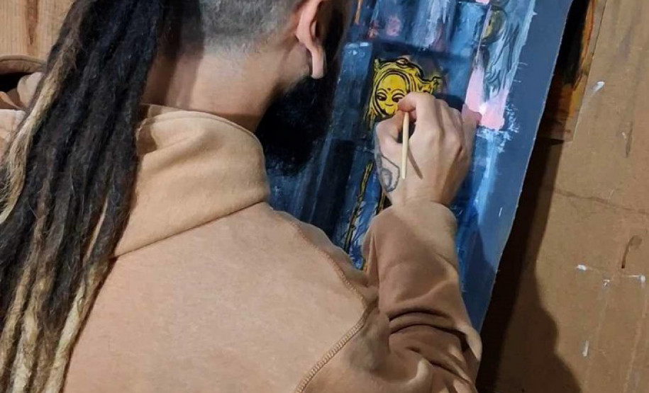 Alunos da Academia Alfredo Andersen são selecionados para o 8.º Salão de Artes Visuais de Pinhais - “Concreto Cinza” - Órion Ramos