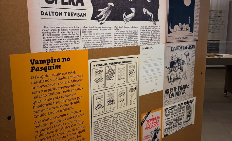 SESC Paraná abre exposição comemorativa sobre centenário de Dalton Trevisan