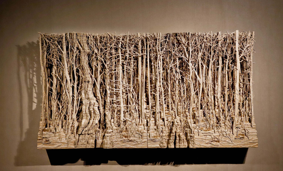 Mostra da artista francesa Eva Jospin fica em cartaz no MON até domingo