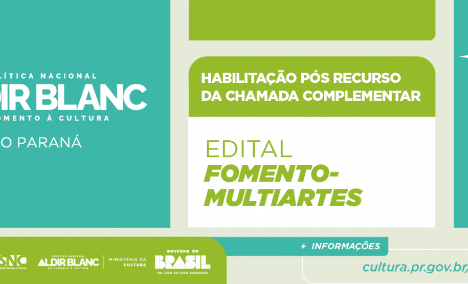 SEEC divulga resultado da habilitação pós recurso da chamada complementar do Edital Multiartes (PNAB)