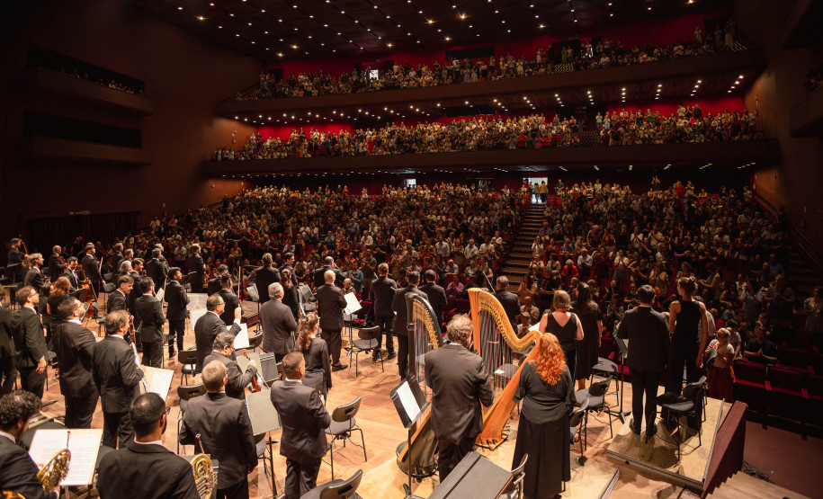 Orquestra Sinfônica do Paraná se apresenta em Colombo pelo projeto Guaíra para Todos