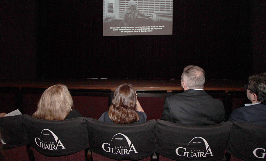 Entrega da reforma do telhado do Teatro Guaíra / parceria da AUDI - Apresentação de Ballet para 600 crianças de escolas públicas.