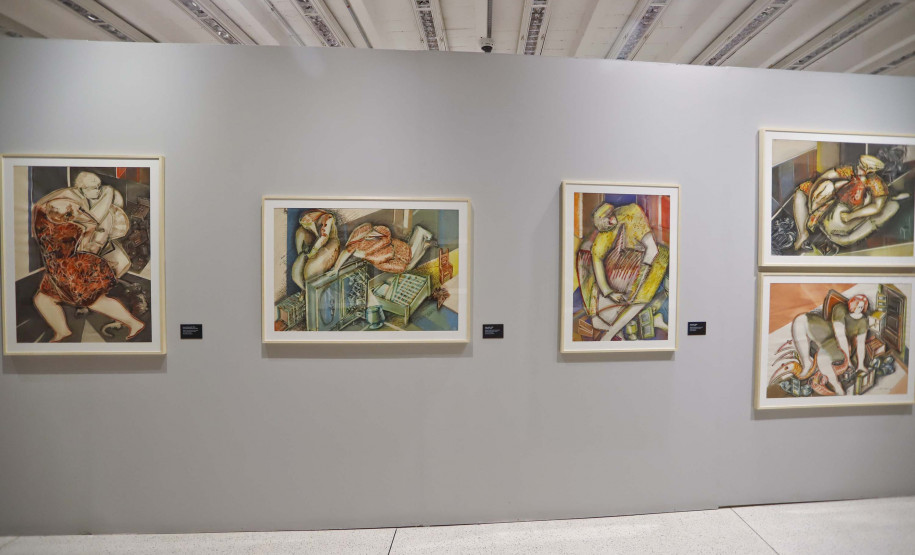 MON realiza oficina de desenho inspirada na mostra da artista Teca Sandrini