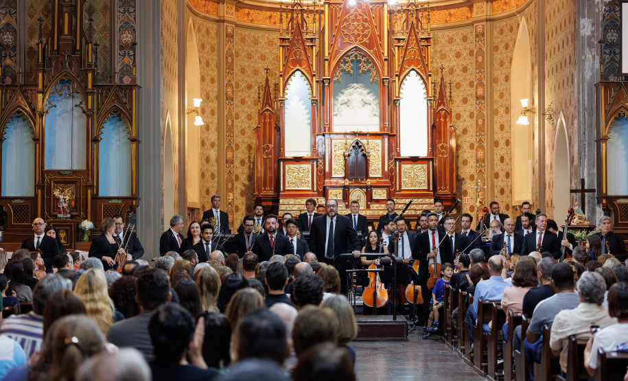 Concerto da OSP encerra projeto "Guaíra para Todos" em Campo Largo com mais de 500 pessoas