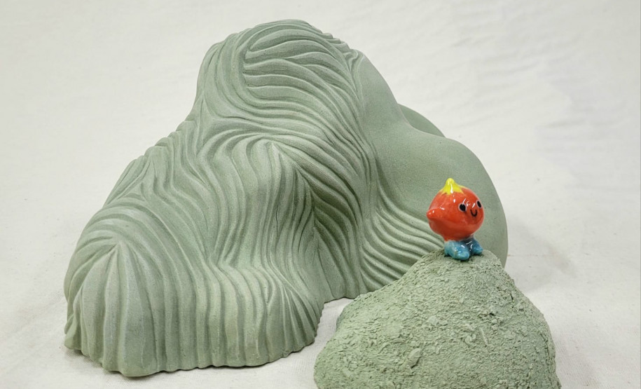 Academia Alfredo Andersen abre temporada de exposições com cerâmica artística. Foto: Divulgação MCAA