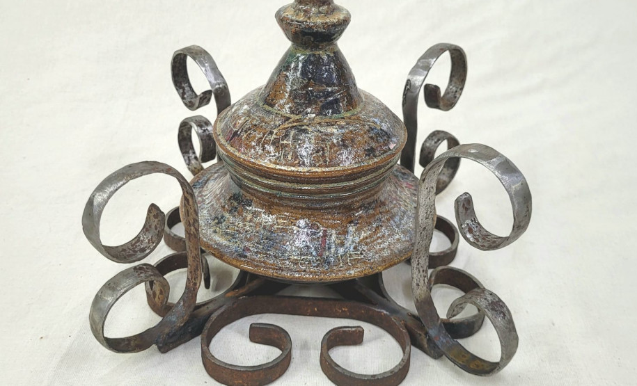 Academia Alfredo Andersen abre temporada de exposições com cerâmica artística. Foto: Divulgação MCAA