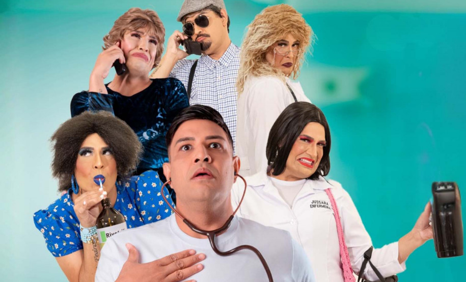 Teatro Guaíra recebe comédia “Nem Que Eu Surte no Plantão” no dia 14 de dezembro