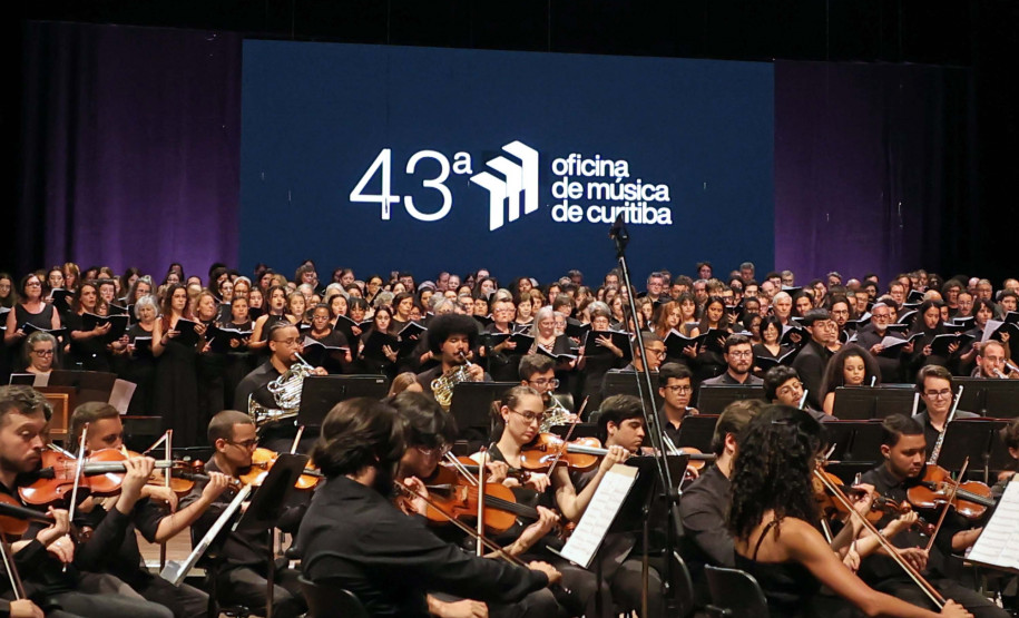 43ª Oficina de Música de Curitiba encerra com quase 40 mil espectadores nas apresentações no Centro Cultural Teatro Guaíra