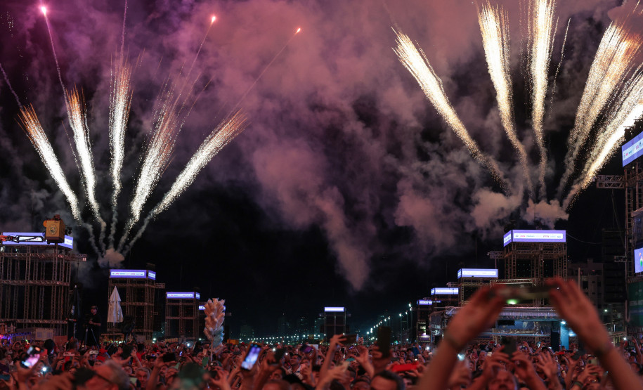 O grupo Gipsy Kings durante a apresentacao do seu show dentro da programacao do Verao Maior Parana, em Matinhos - 16/02/2026