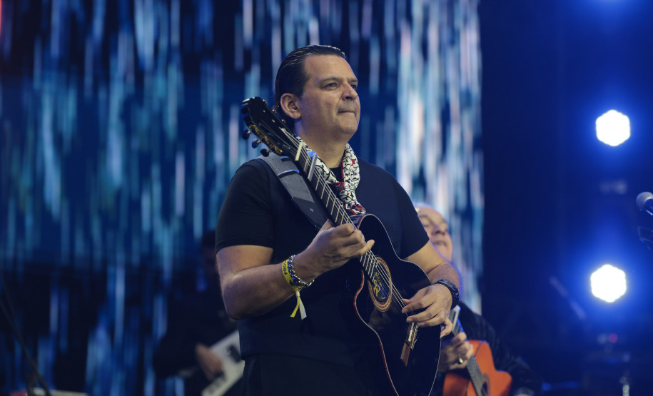 O grupo Gipsy Kings durante a apresentacao do seu show dentro da programacao do Verao Maior Parana, em Matinhos - 16/02/2026