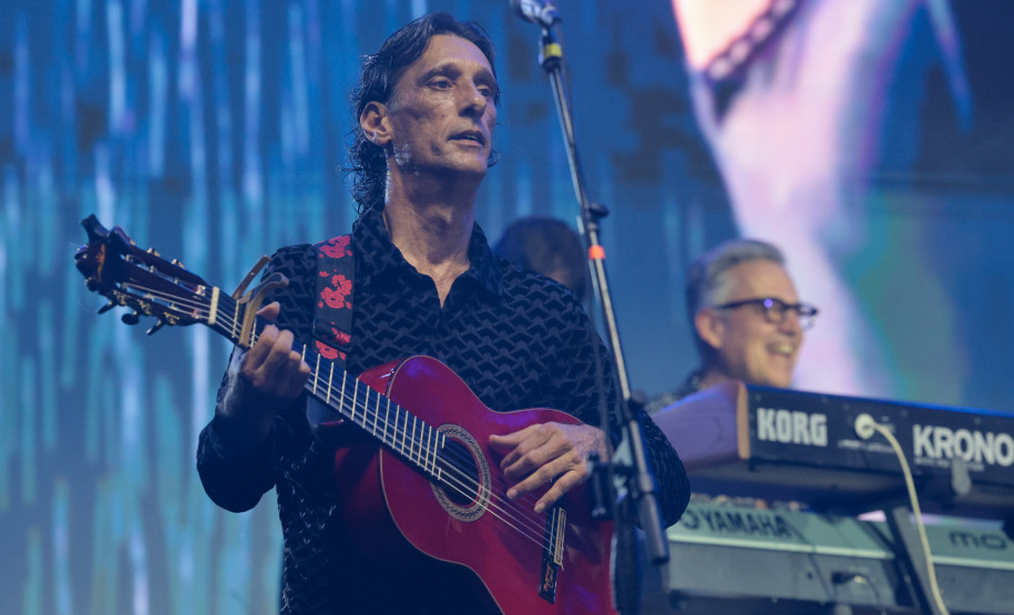 O grupo Gipsy Kings durante a apresentacao do seu show dentro da programacao do Verao Maior Parana, em Matinhos - 16/02/2026