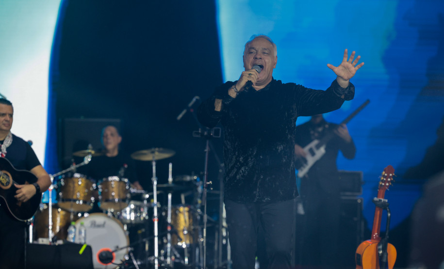 O grupo Gipsy Kings durante a apresentacao do seu show dentro da programacao do Verao Maior Parana, em Matinhos - 16/02/2026