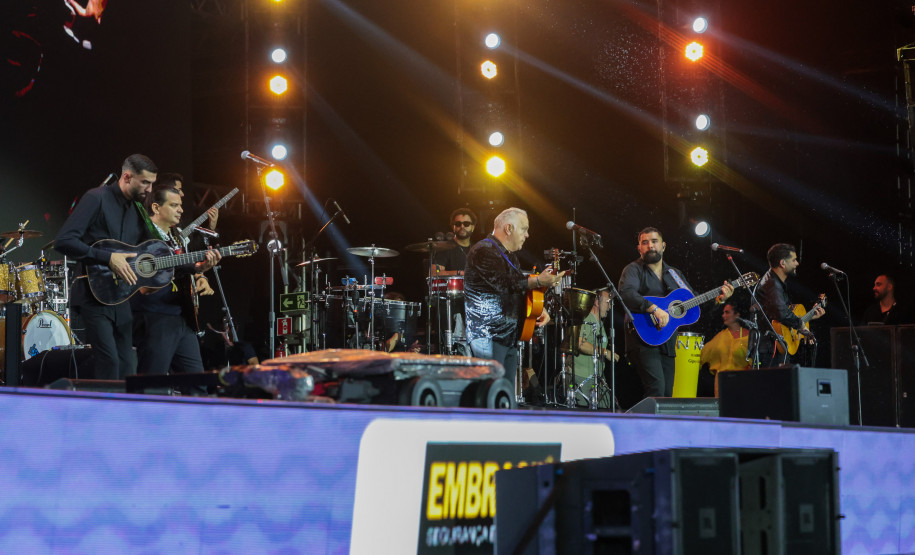 O grupo Gipsy Kings durante a apresentacao do seu show dentro da programacao do Verao Maior Parana, em Matinhos - 16/02/2026