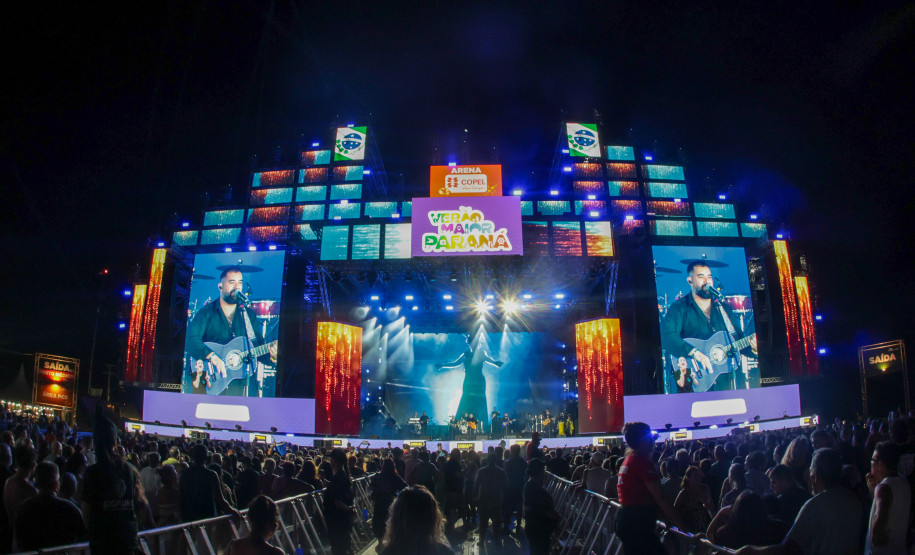 O grupo Gipsy Kings durante a apresentacao do seu show dentro da programacao do Verao Maior Parana, em Matinhos - 16/02/2026