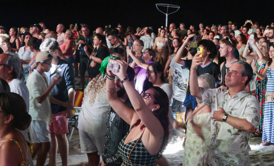 O grupo Gipsy Kings durante a apresentacao do seu show dentro da programacao do Verao Maior Parana, em Matinhos - 16/02/2026